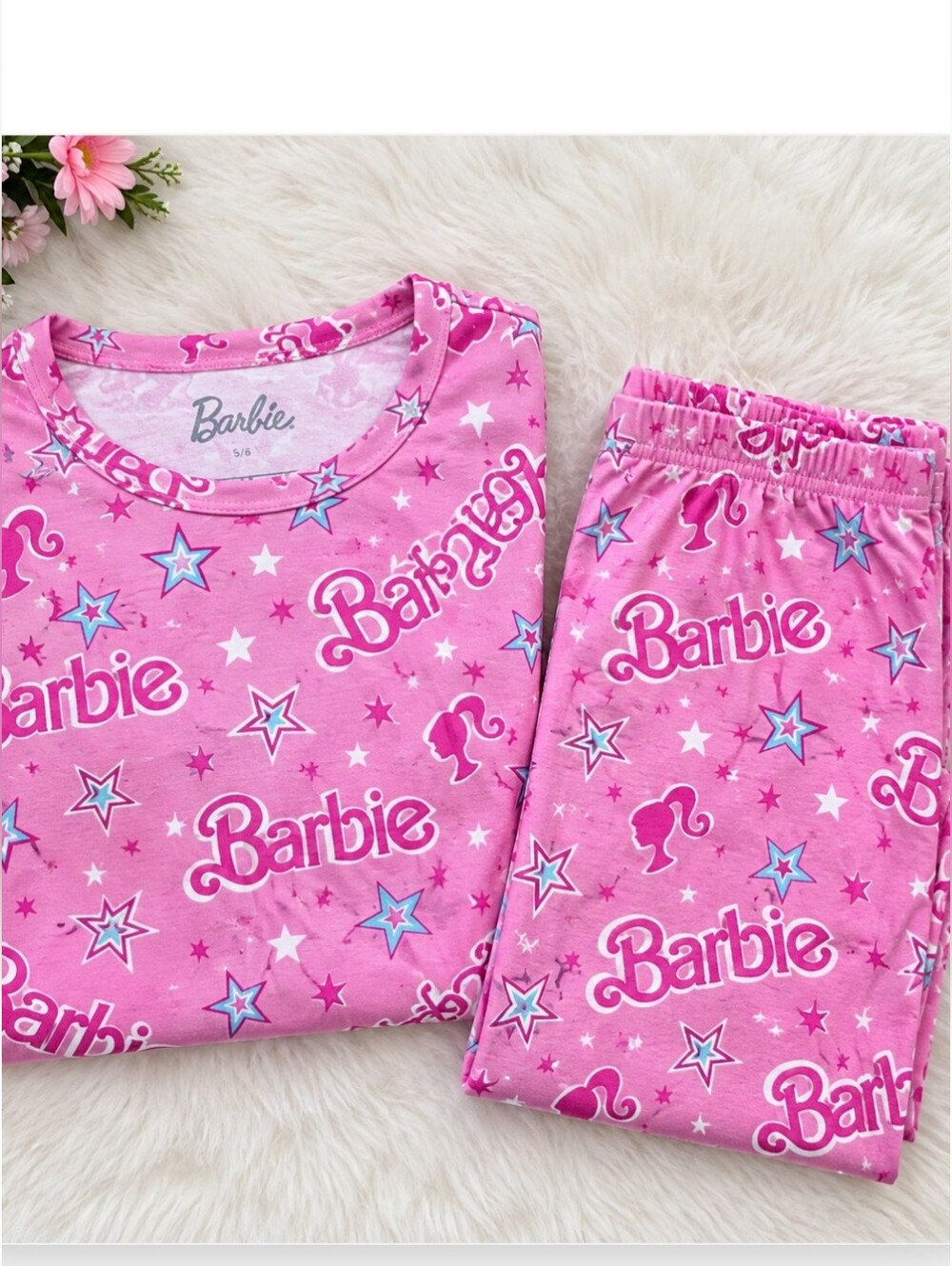 Barbie Pink Pajama Set 2T
